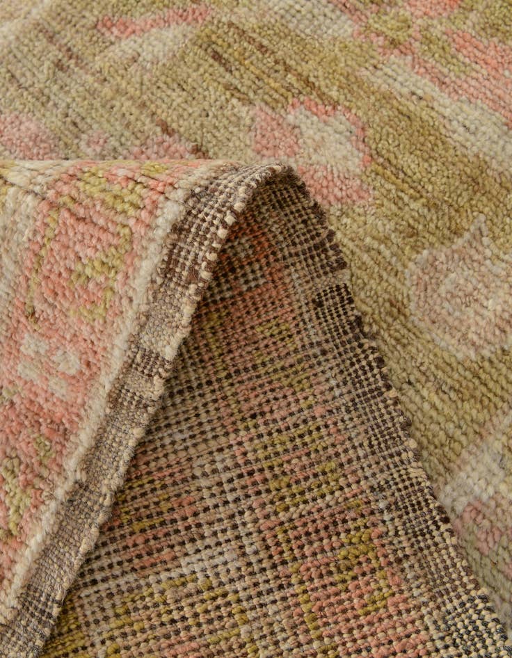 Detail image of  2' 9 x 10' 3  Hand Knotted Oushak Wool Runner Rug
