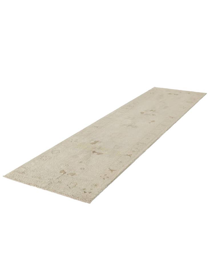 Detail image of  2' 7 x 10' 11  Hand Knotted Oushak Wool Runner Rug