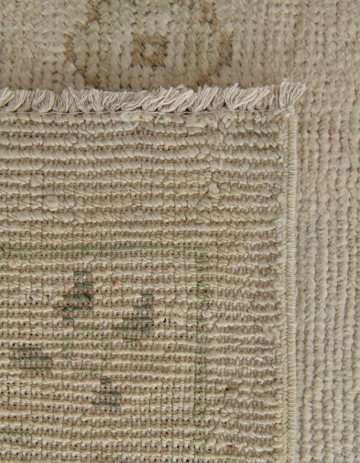 Detail image of  2' 7 x 10' 11  Hand Knotted Oushak Wool Runner Rug
