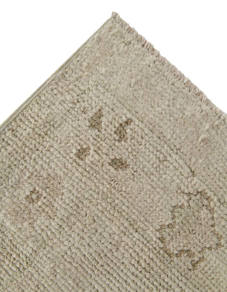 Detail image of  2' 7 x 10' 11  Hand Knotted Oushak Wool Runner Rug