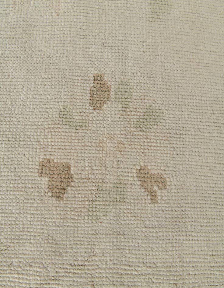 Detail image of  2' 7 x 10' 11  Hand Knotted Oushak Wool Runner Rug