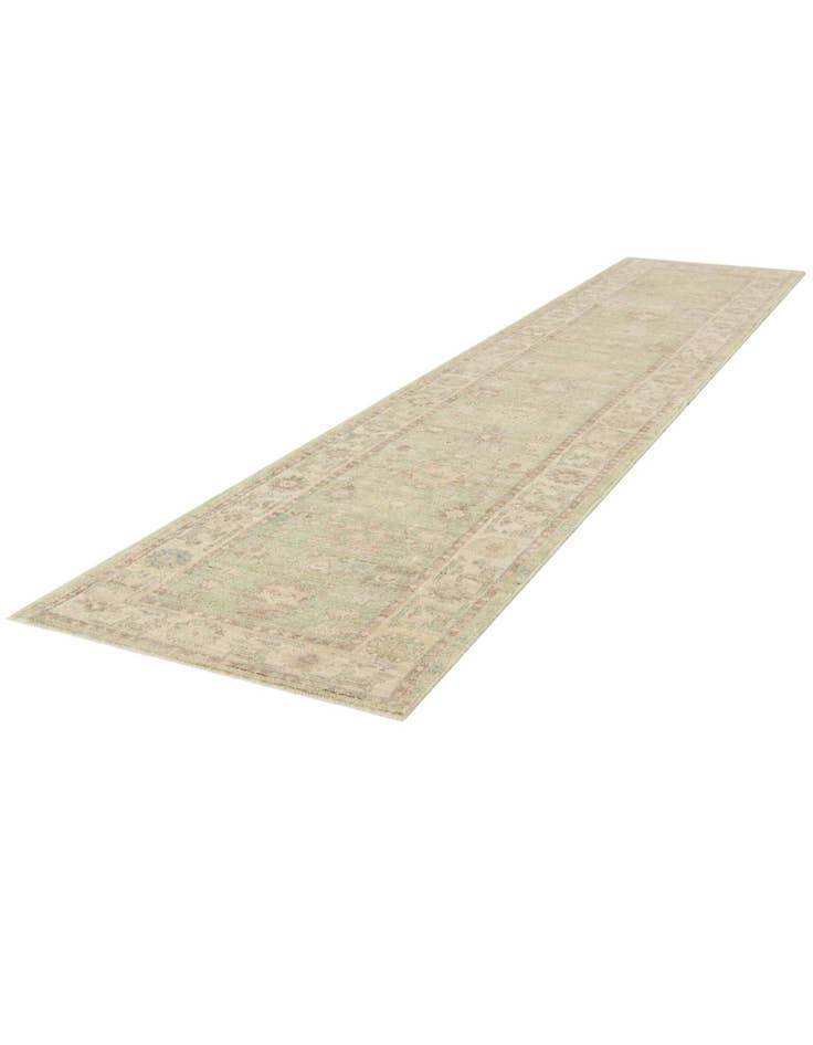Detail image of  2' 9 x 13' 8  Hand Knotted Oushak Wool Runner Rug