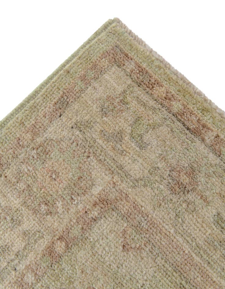 Detail image of  2' 9 x 13' 8  Hand Knotted Oushak Wool Runner Rug