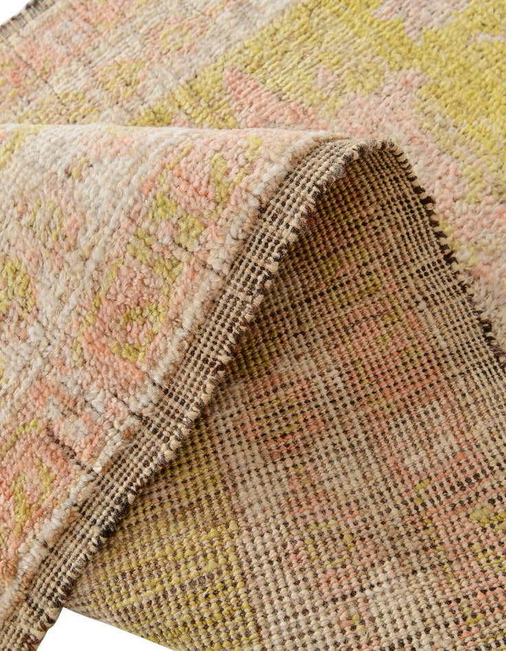 Detail image of  2' 8 x 9' 11  Hand Knotted Oushak Wool Runner Rug