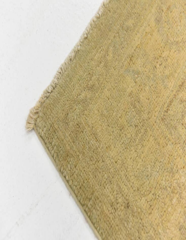 Detail image of  2' 8 x 10' 1  Hand Knotted Over-Dyed Ziegler Runner Rug