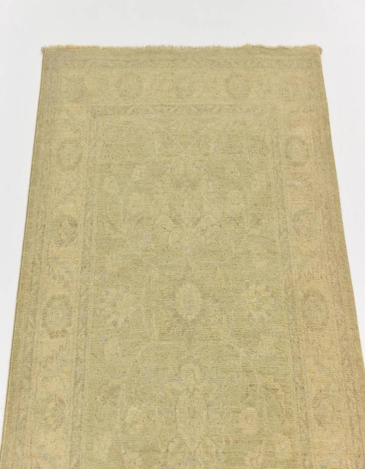 Detail image of  2' 8 x 10' 1  Hand Knotted Over-Dyed Ziegler Runner Rug