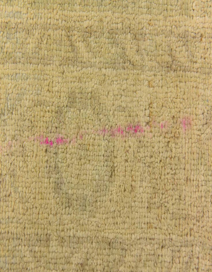 Detail image of  2' 8 x 10' 1  Hand Knotted Over-Dyed Ziegler Runner Rug