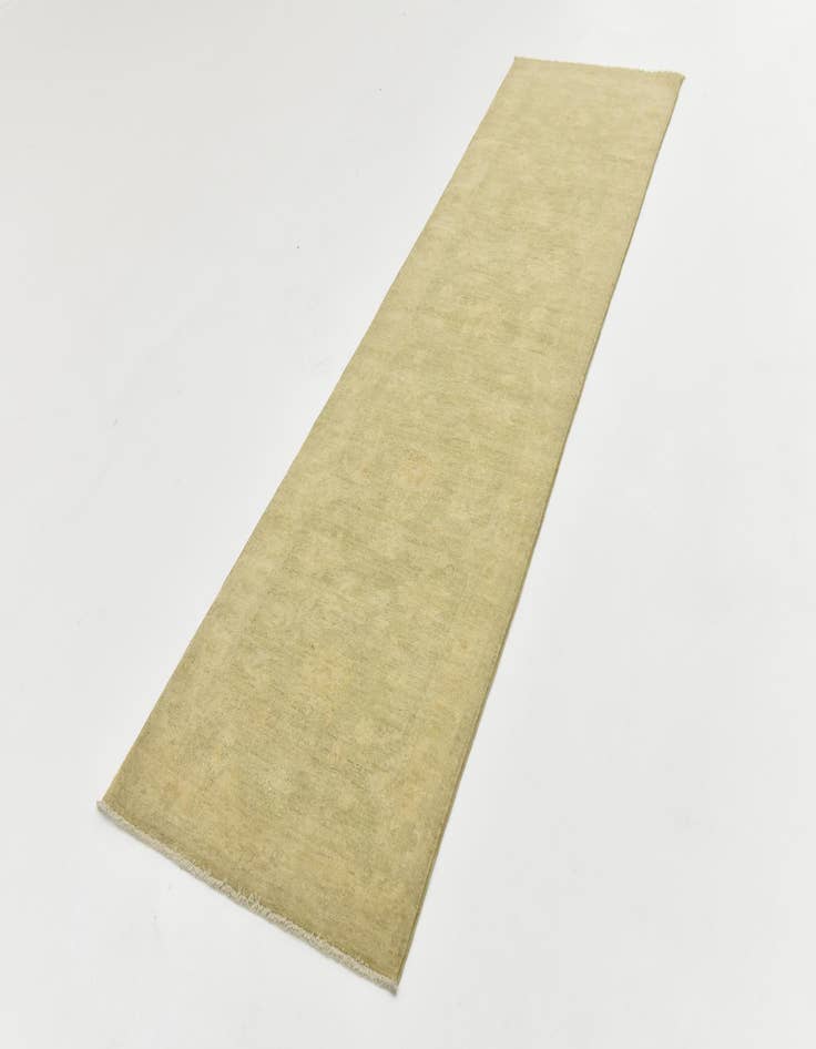 Detail image of  2' 7 x 9' 5  Hand Knotted Peshawar Ziegler Runner Rug