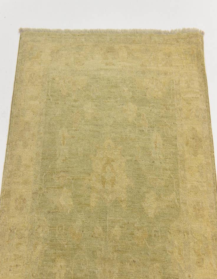 Detail image of  2' 7 x 9' 5  Hand Knotted Peshawar Ziegler Runner Rug