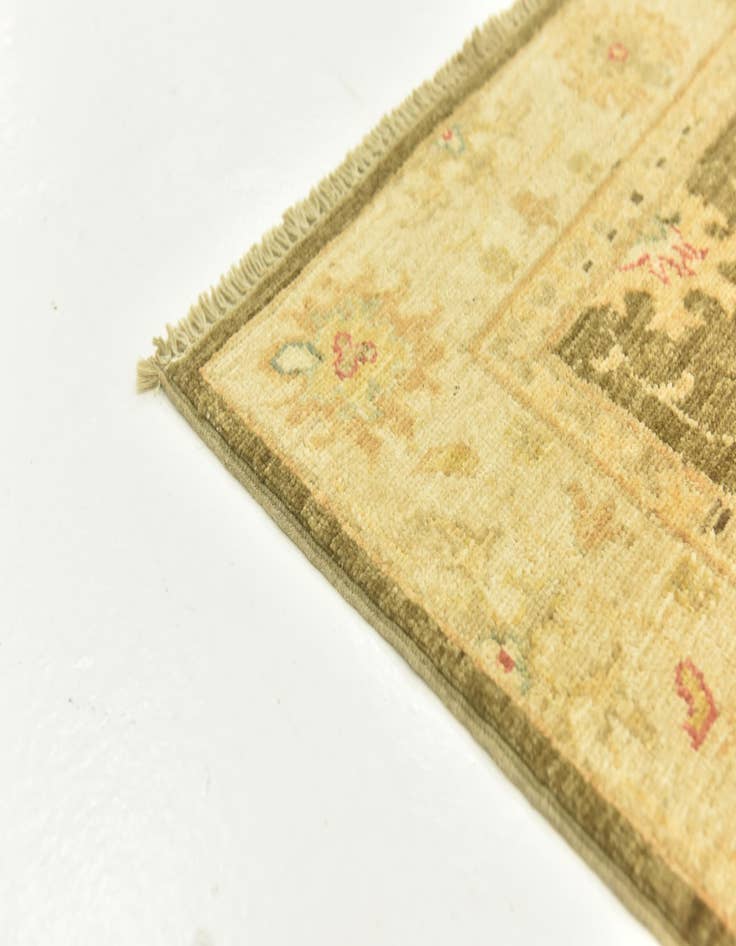 Detail image of  2' 5 x 10' 1  Hand Knotted Peshawar Ziegler Runner Rug