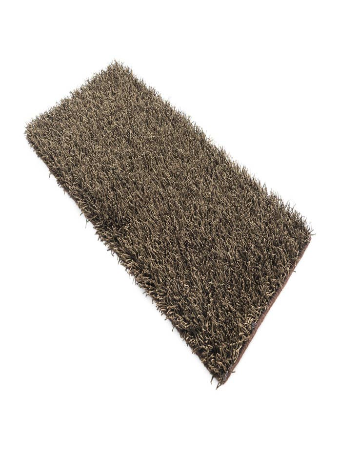 Detail image of  2' 4 x 4' 8  Hand Knotted Solid Shag Oriental Runner Rug