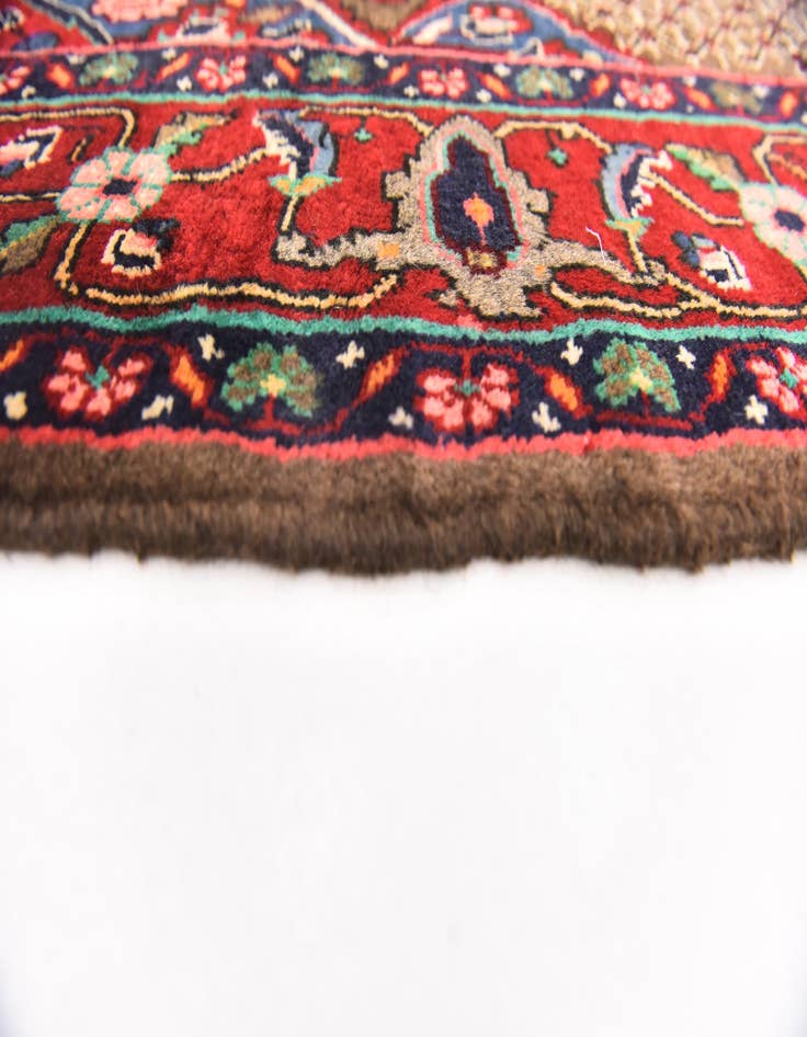 Detail image of  5' x 10' 2  Hand Knotted Songhor Persian Wool Runner Rug