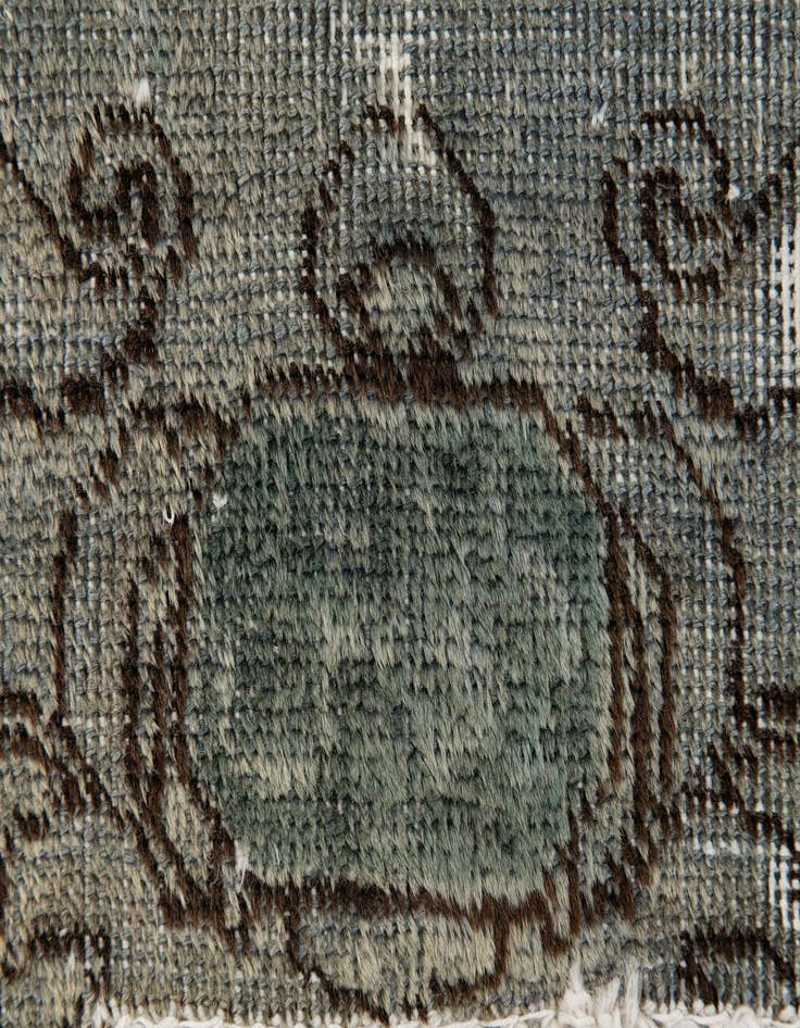 Detail image of  2' 5 x 17' 10  Hand Knotted Ultra Vintage Persian Wool Runner Rug