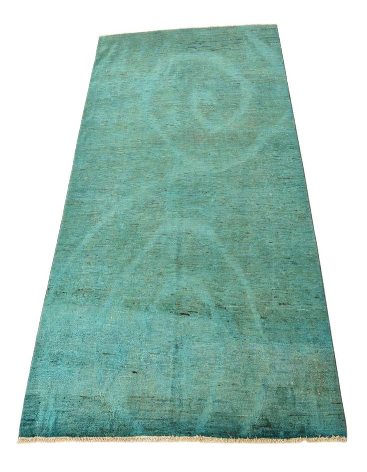 Detail image of  5' 3 x 6' 6  Hand Knotted Over-Dyed Ziegler Square Rug