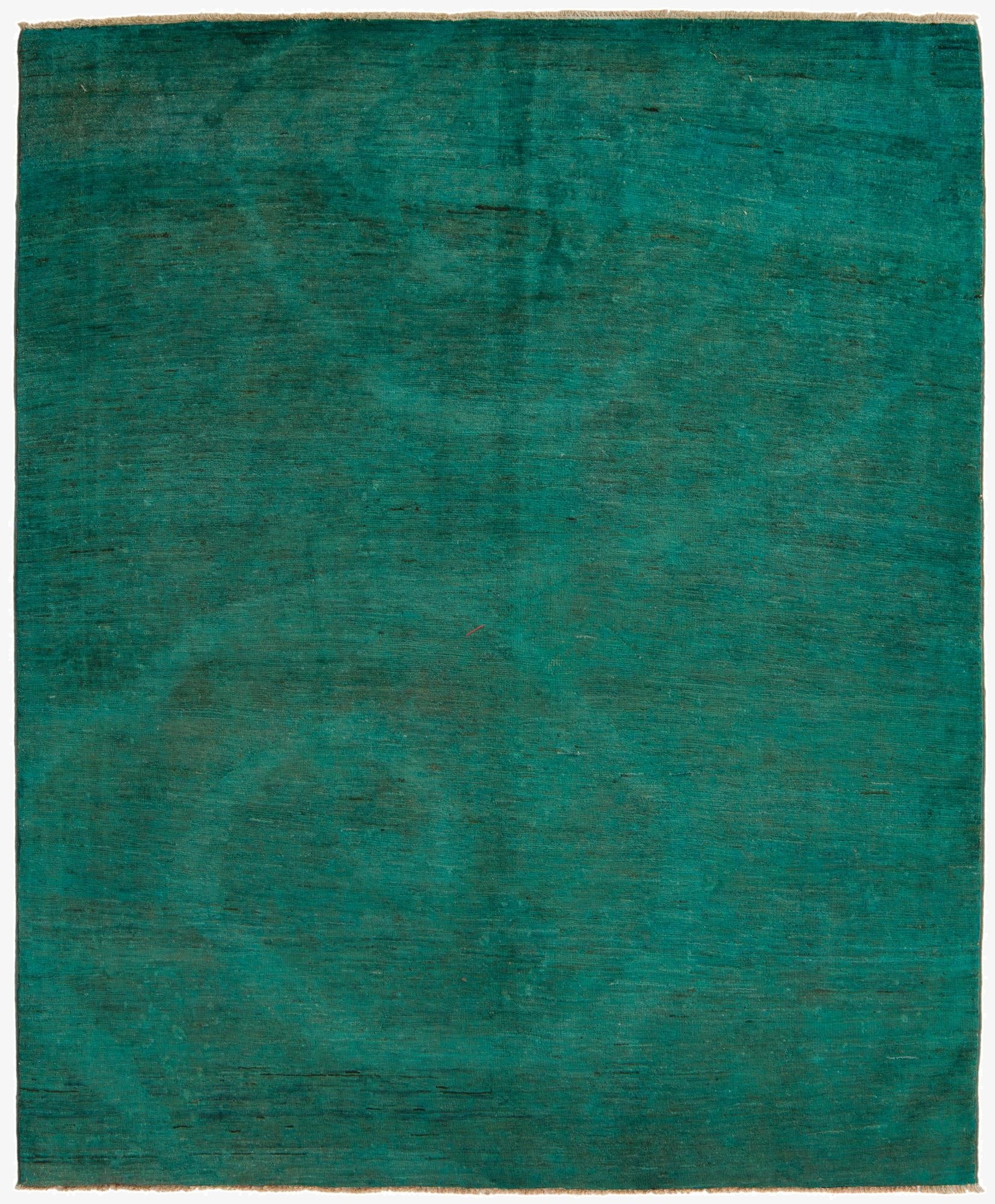 5' 3 x 6' 6  Hand Knotted Over-Dyed Ziegler Square Rug