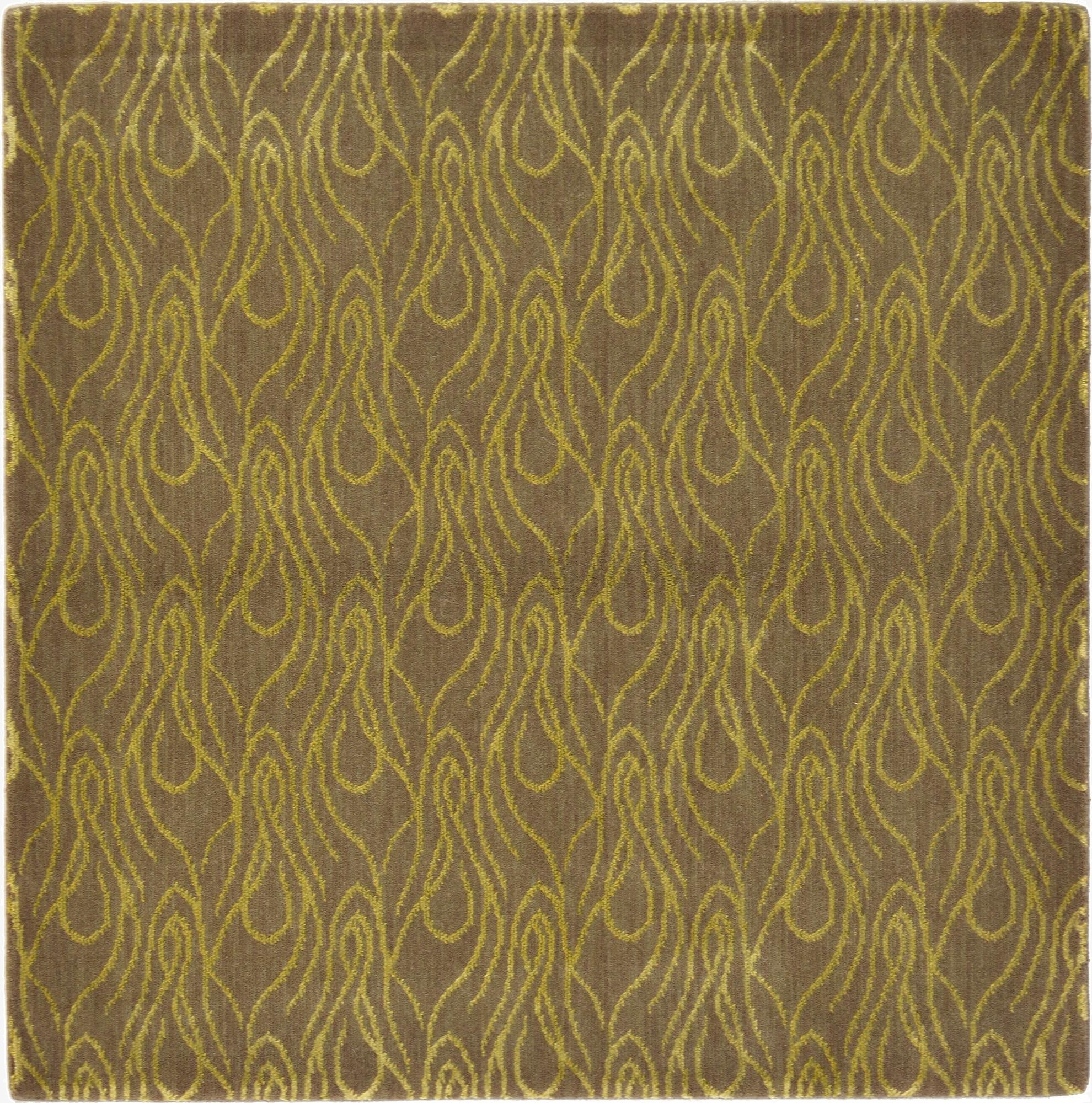  3' 3 x 3' 4 Reproduction Gabbeh Square Rug