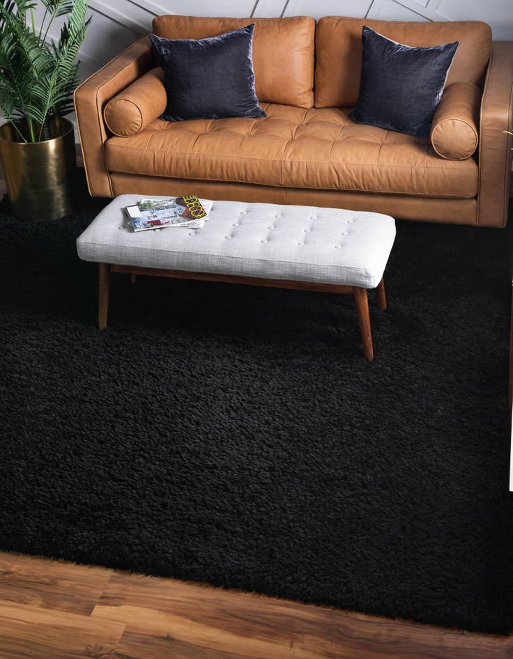 Detail image of  8' x 8' Infinity Shag Square Rug