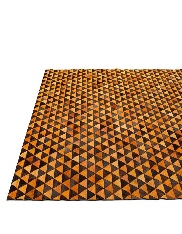 Detail image of  7' 11 x 9' 11 Cowhide - Patchwork Rug