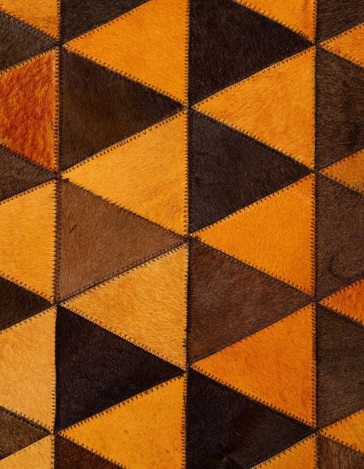 Detail image of  7' 11 x 9' 11 Cowhide - Patchwork Rug