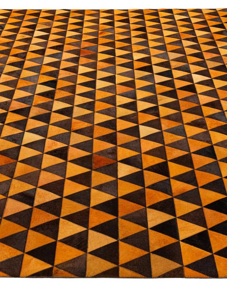 Detail image of  8' x 10' Cowhide - Patchwork Rug