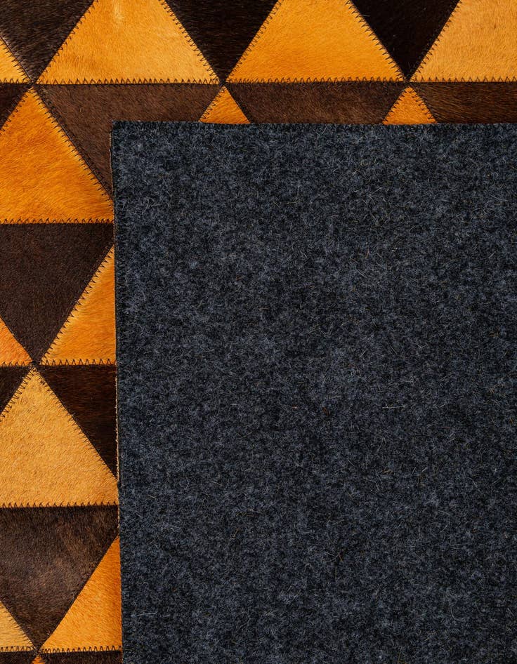 Detail image of  8' x 10' Cowhide - Patchwork Rug