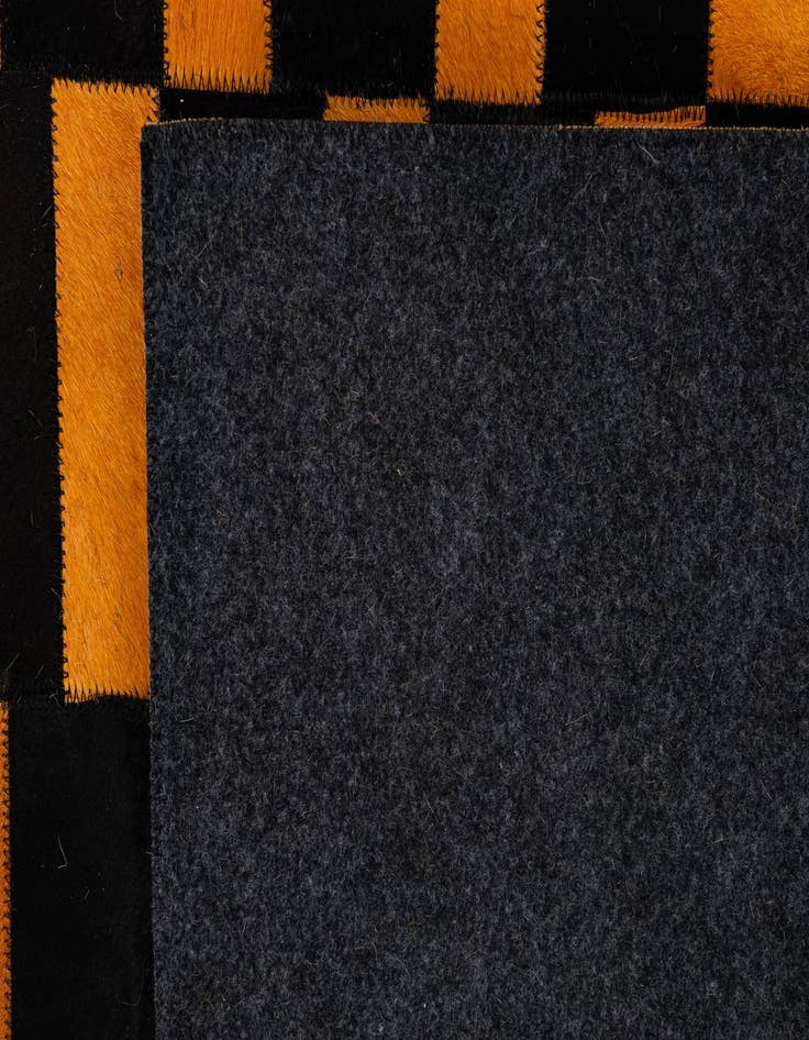 Detail image of  8' 3 x 9' 11 Cowhide - Patchwork Rug