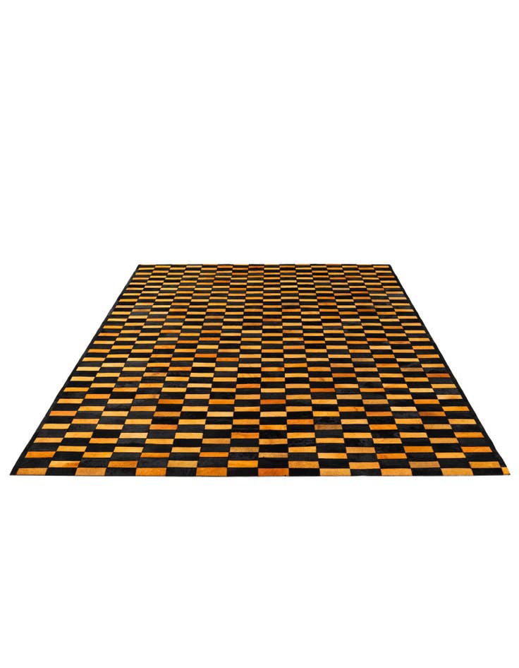 Detail image of  8' 1 x 10' Cowhide - Patchwork Rug