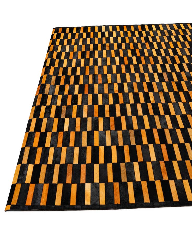 Detail image of  8' 1 x 10' Cowhide - Patchwork Rug