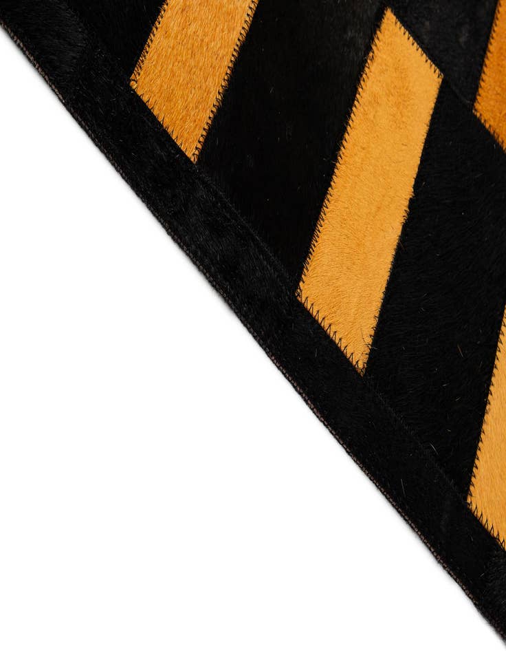 Detail image of  8' 1 x 10' Cowhide - Patchwork Rug