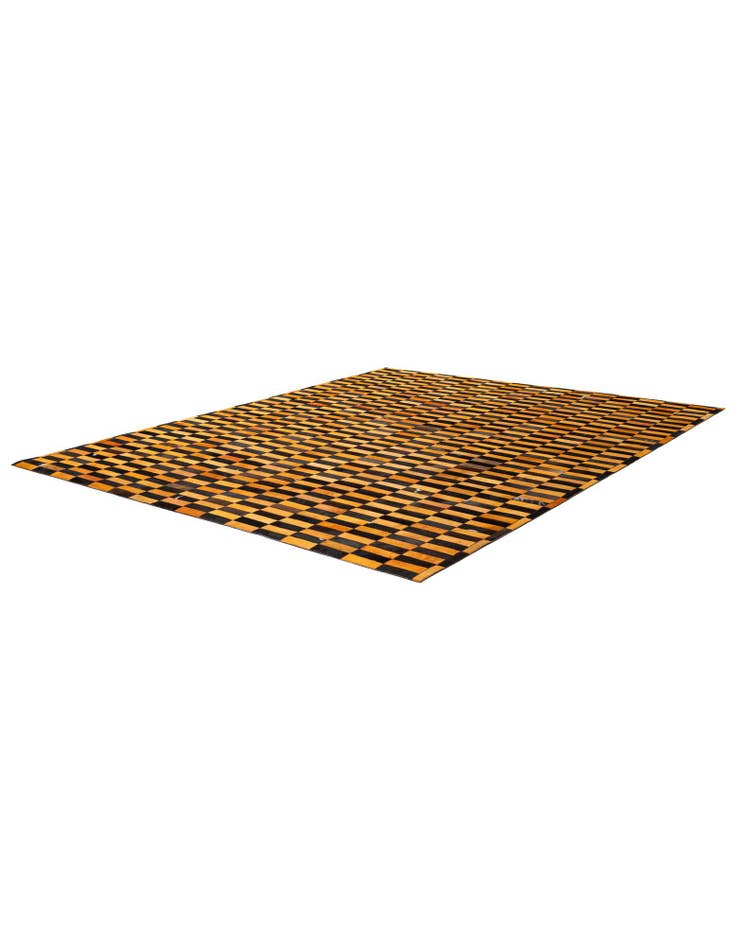 Detail image of  8' 1 x 9' 11 Cowhide - Patchwork Rug