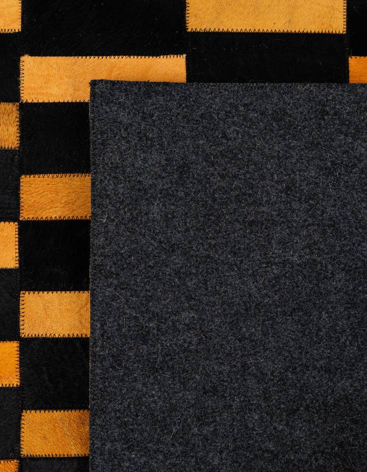 Detail image of  8' 3 x 9' 11 Cowhide - Patchwork Rug