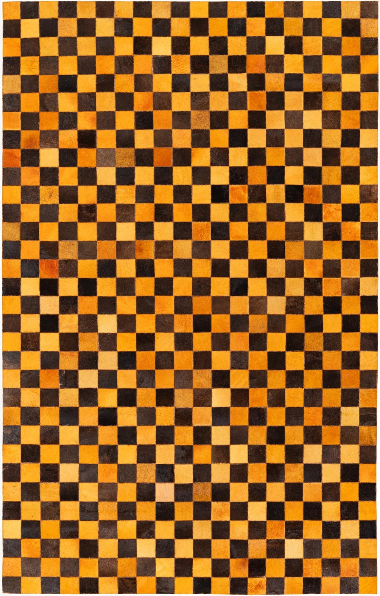  5' x 7' 11 Cowhide Stocks Rug