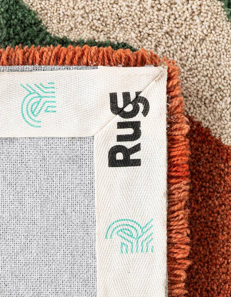 Detail image of  7' 1 x 10' Handtufted Wool Rug