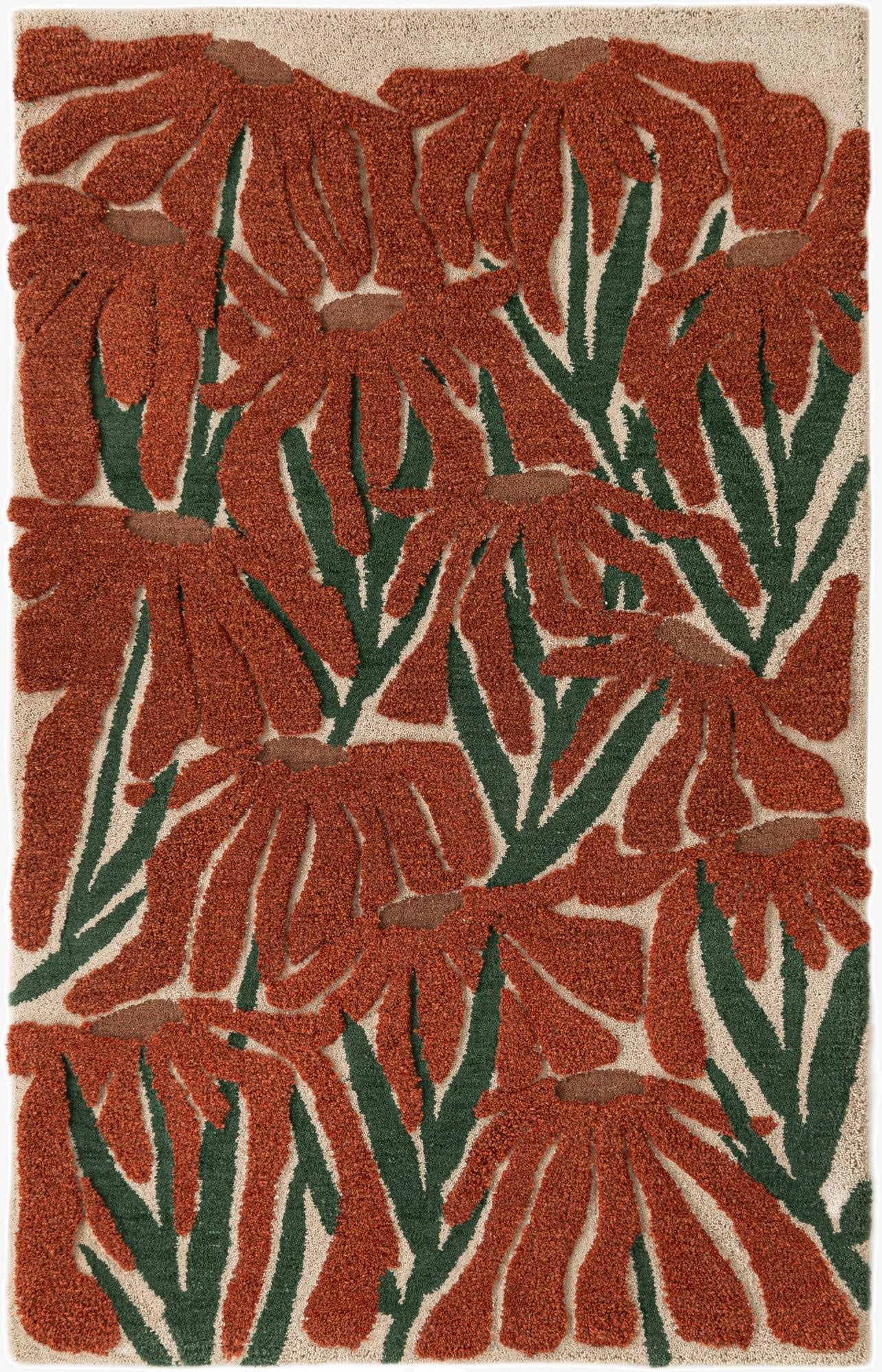  4' 1 x 6' 1 Handtufted Wool Rug