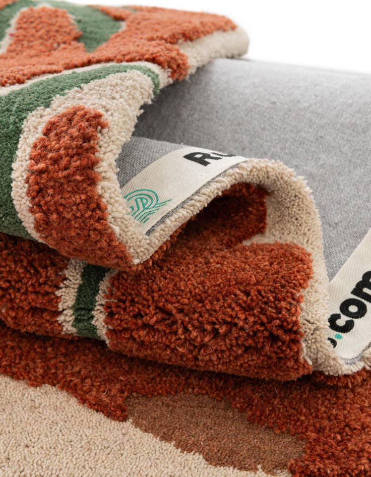 Detail image of  2' x 8' Handtufted Wool Runner Rug