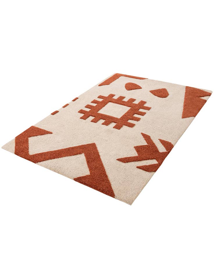 Detail image of  4' 1 x 6' 1 Handtufted Wool Rug