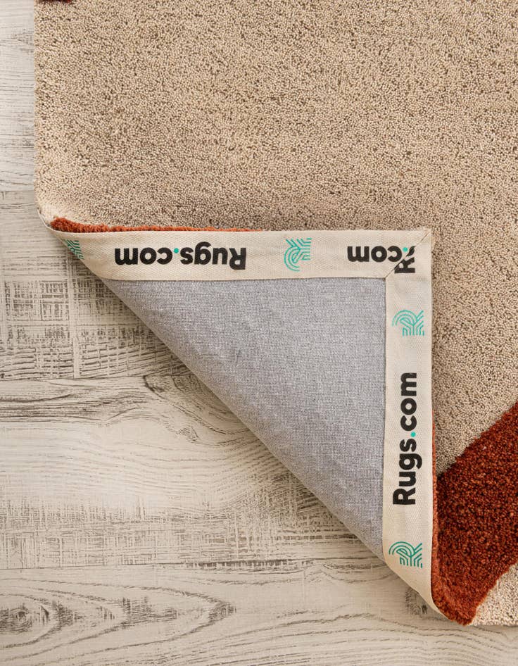 Detail image of  4' 1 x 6' 1 Handtufted Wool Rug