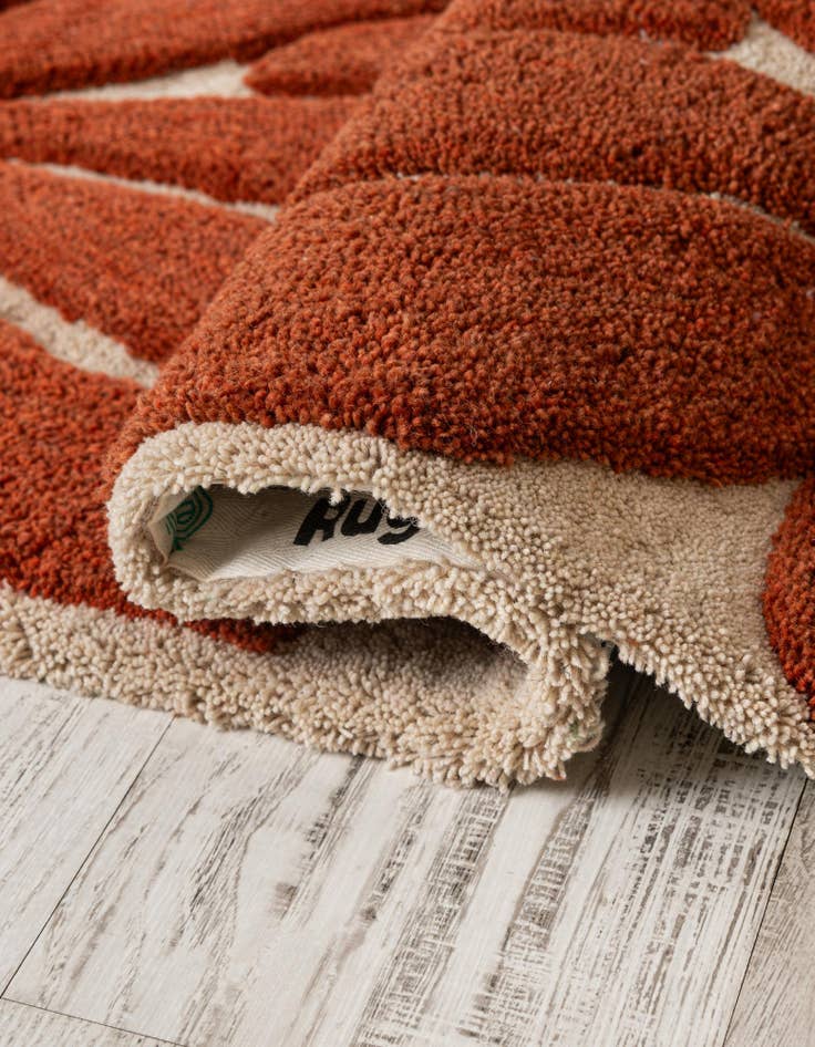 Detail image of  4' 1 x 6' 1 Handtufted Wool Rug