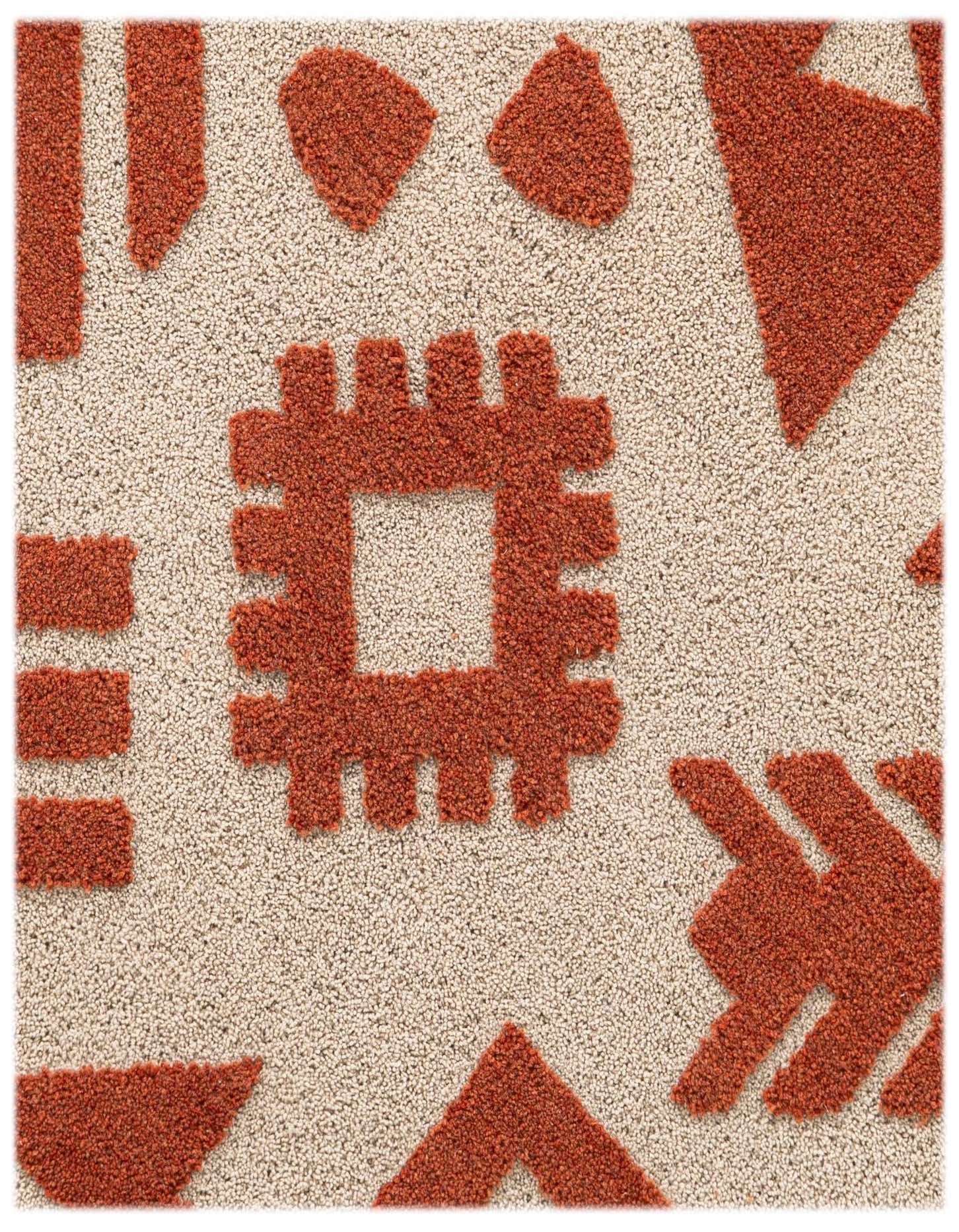 Primary image  4' 1 x 4' 1 Handtufted Wool Square Rug