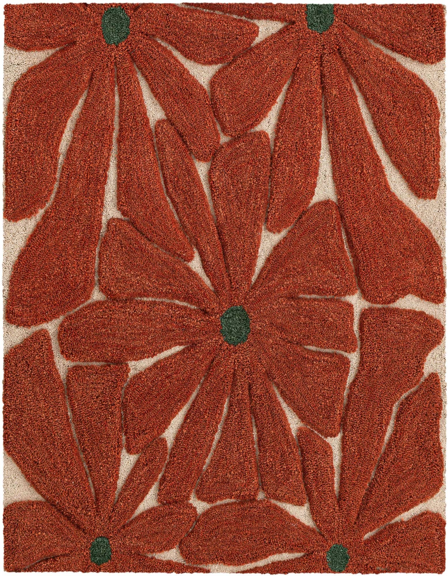 Primary image  4' 1 x 4' 1 Handtufted Wool Square Rug