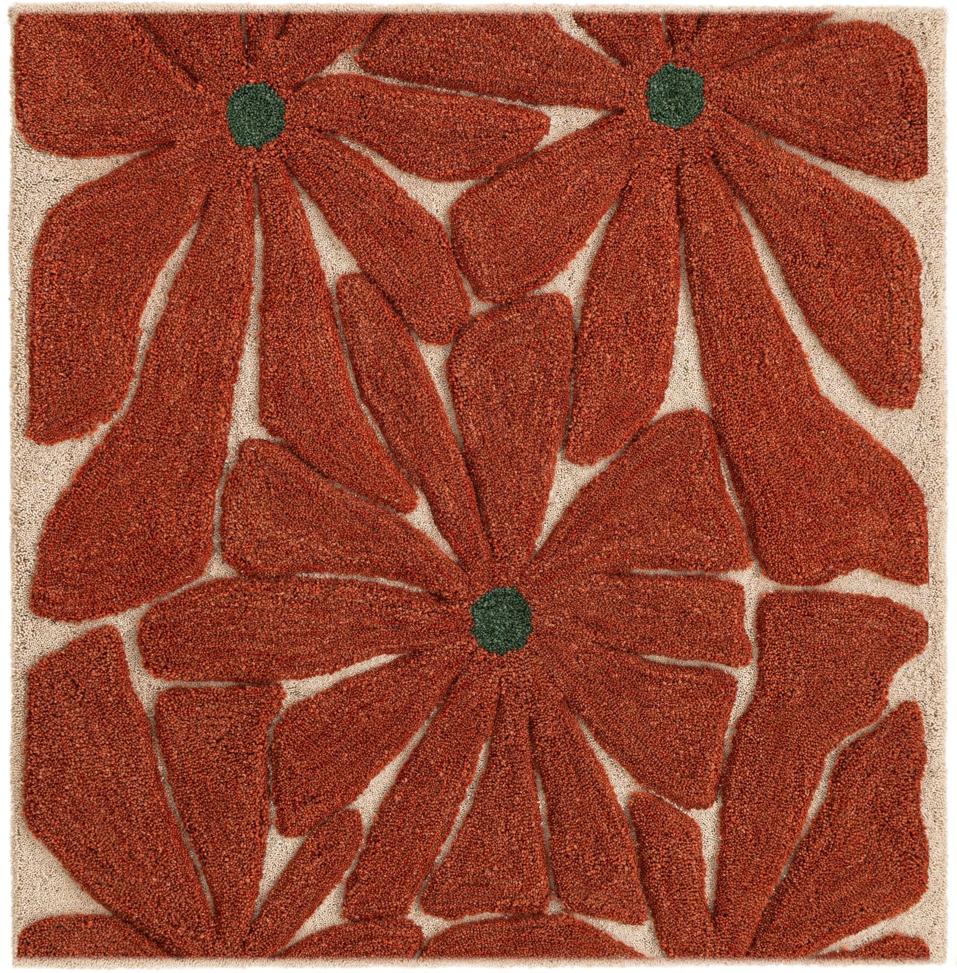 Rug Orange and Ivory Swatch link