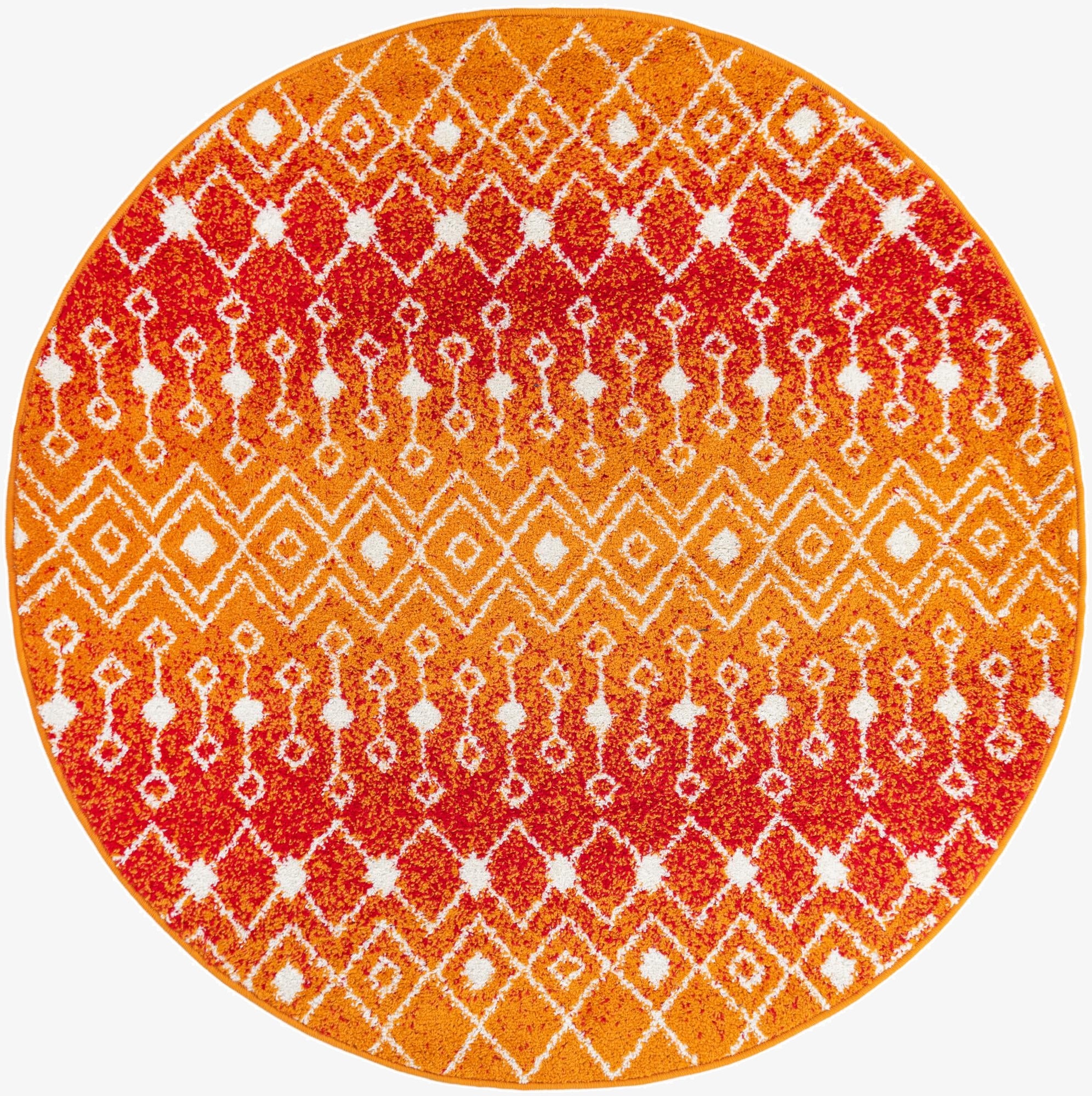  5' 3 x 5' 3 Moroccan Trellis Round Rug