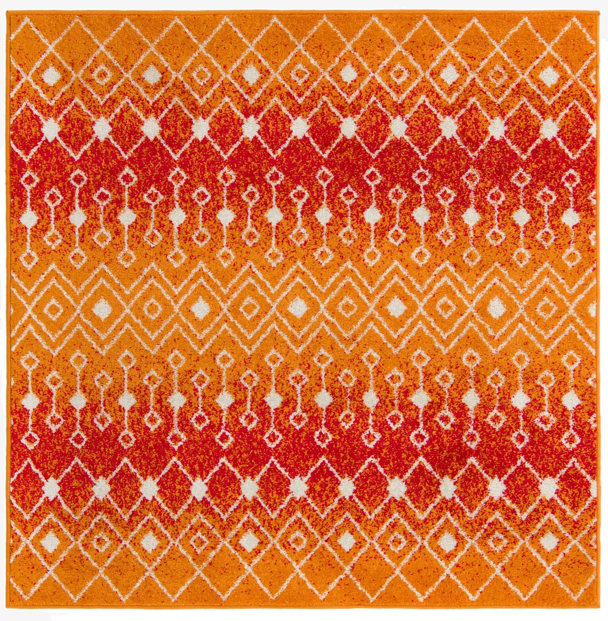  5' 3 x 5' 3 Moroccan Trellis Square Rug