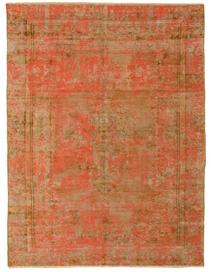  5' 7 x 10' 1  Hand Knotted Ultra Vintage Persian W...