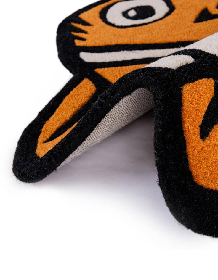 Detail image of  4' 1 x 6' 1 Playtime Kids Wool Freeform Rug