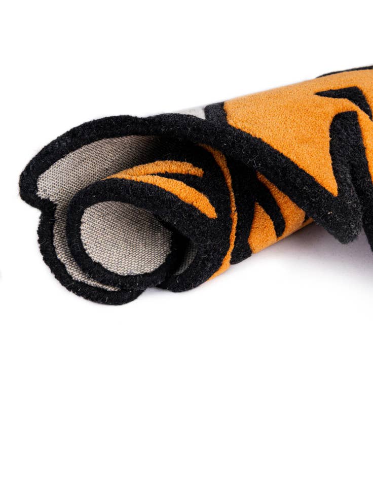 Detail image of  4' 1 x 6' 1 Playtime Kids Wool Freeform Rug