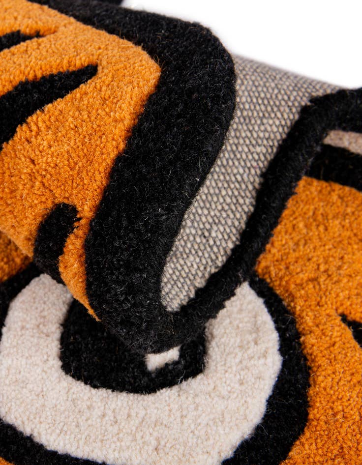 Detail image of  4' 1 x 6' 1 Playtime Kids Wool Freeform Rug