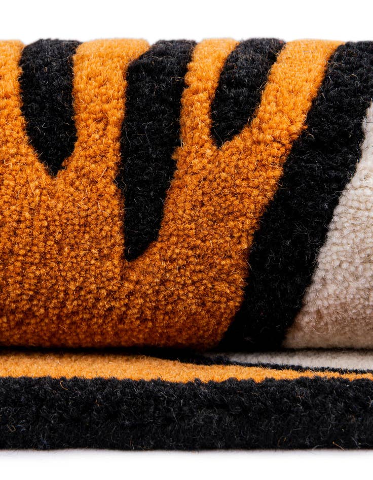 Detail image of  4' 1 x 6' 1 Playtime Kids Wool Freeform Rug