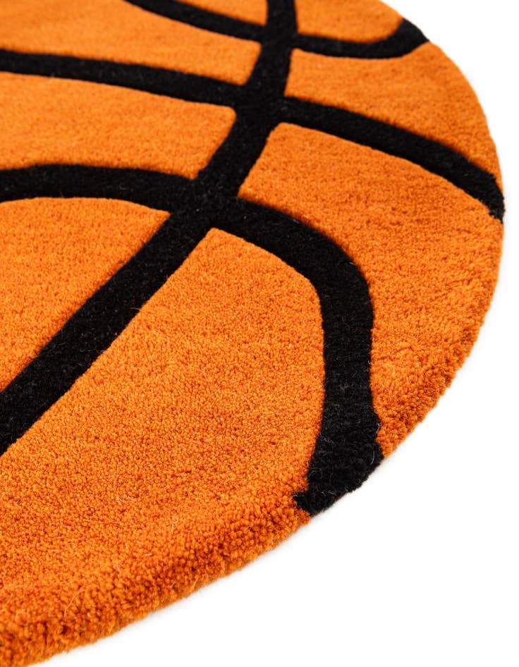 Detail image of  3' 1 x 3' 1 Playtime Kids Wool Freeform Rug