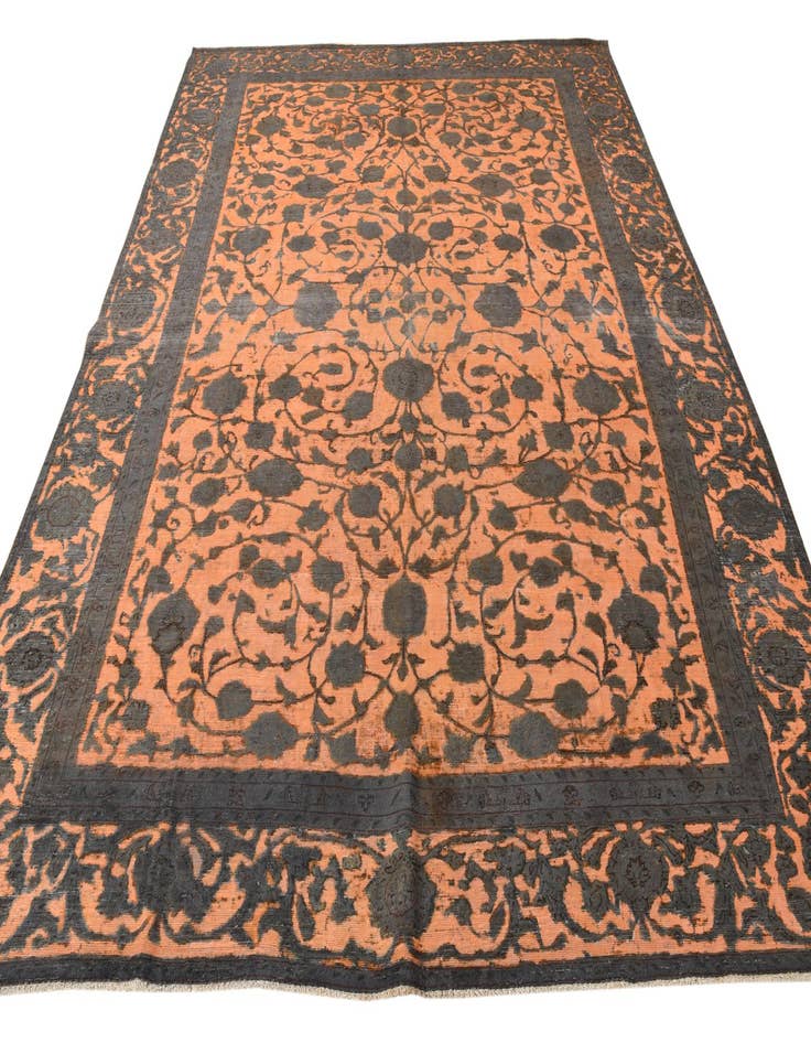 Detail image of  9' 1 x 11' 3  Hand Knotted Ultra Vintage Persian Wool Rug